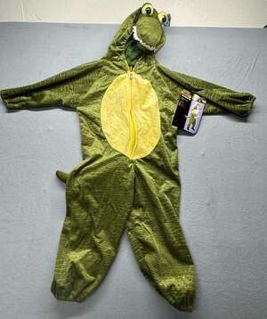 Totally Ghoul Alligator Costume Jumpsuit with Hood Child Size